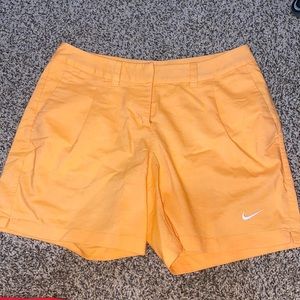 Nike golf dri fit orange shorts 2